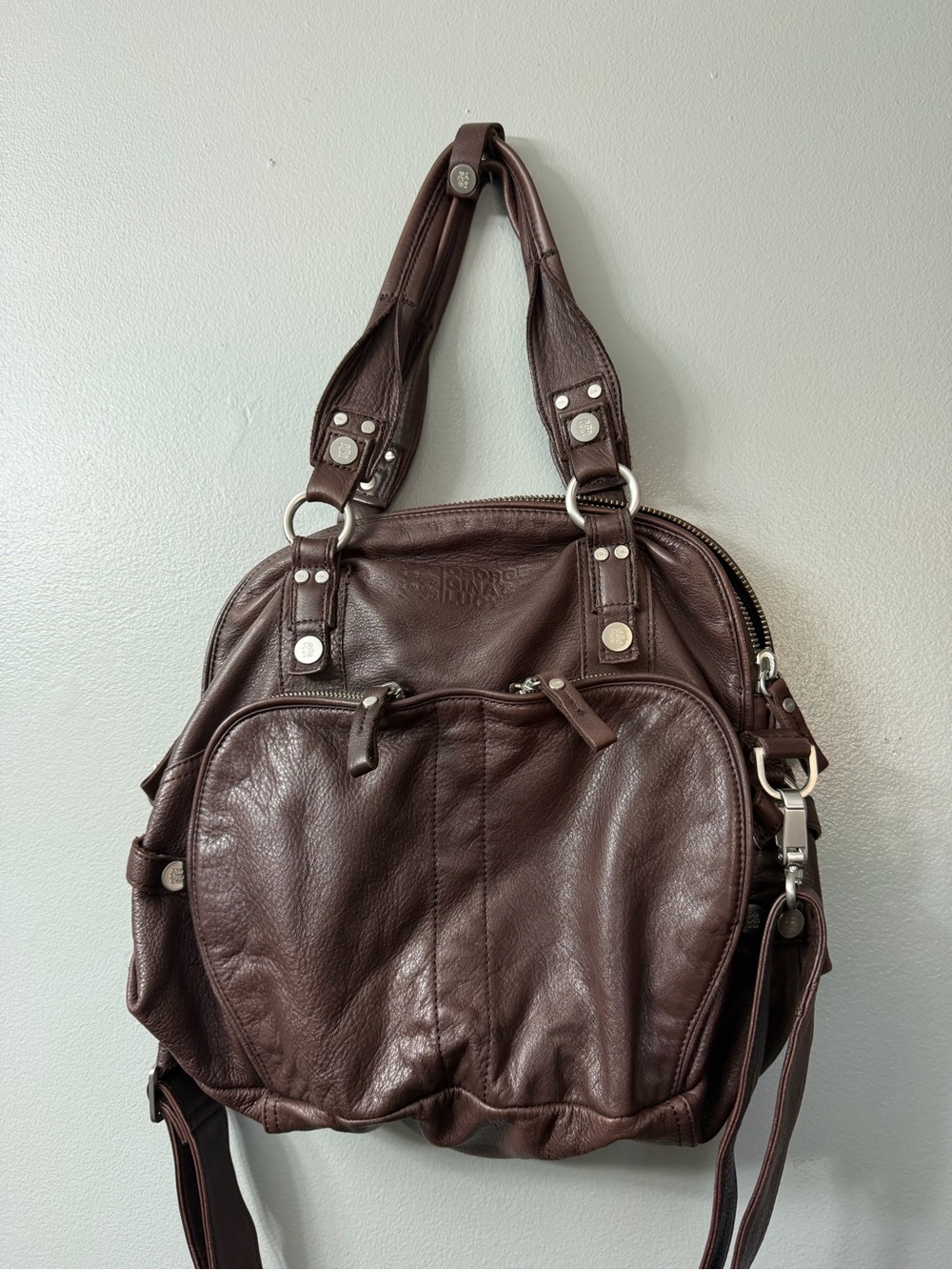 George Gina & Lucy  Leather Brown Bag Brown Leather Women's Shoulder Bag